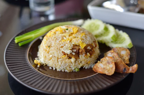 Arroz frito estilo tailandês — Fotografia de Stock