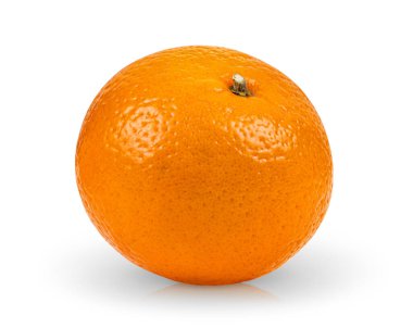 Beyaz arkaplanda mandalina ya da mandalina izole edilmiş