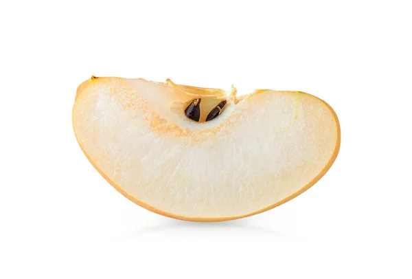 Chinese Pear Slice Isolated White Background — Stock Photo, Image