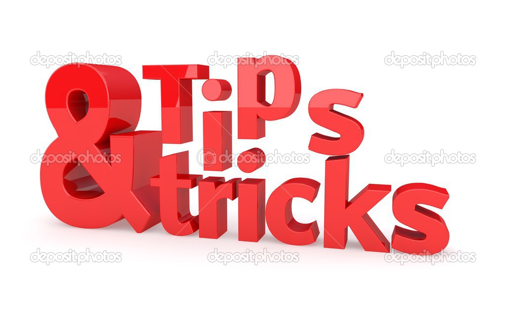 Tips and tricks icon on a white background. 3D illustration. 