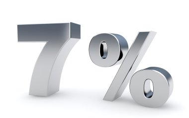 kapalı % indirim. illüstrasyon.