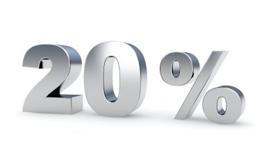 kapalı % indirim. illüstrasyon.