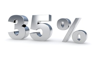 kapalı % indirim. illüstrasyon.