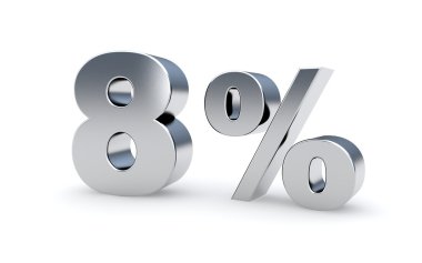 kapalı % indirim. illüstrasyon.