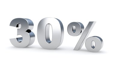 kapalı % indirim. illüstrasyon.