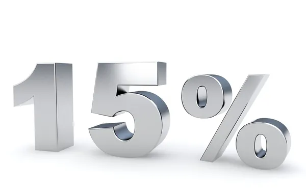 Discount  percent off. 3D illustration. — Stock Photo, Image