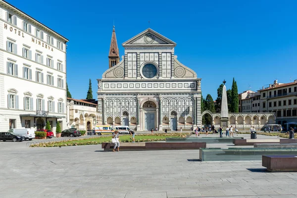 Vandring Genom Konsten Att Florens Kyrkan Santa Maria Novella — Stockfoto