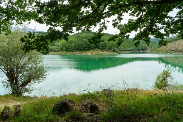 Naturen Runt Sjön Scandarello — Stockfoto