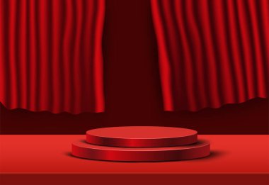 Perde arkasında en iyi podyum dairesi şekilleri