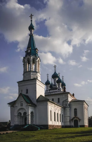 Temple Holy Prophet Elijah Lyubcha Belarus — Stockfoto