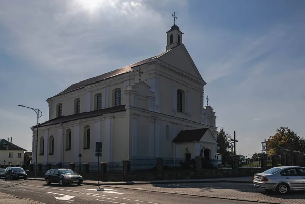 Καθολική Εκκλησία Του Αγίου Μιχαήλ Του Αρχαγγέλου Στο Novogrudok Λευκορωσία — Φωτογραφία Αρχείου