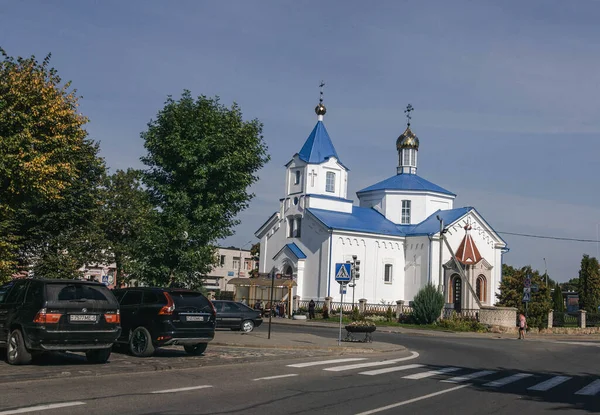 Εκκλησία Της Αναλήψεως Στην Ασμανία Λευκορωσία — Φωτογραφία Αρχείου