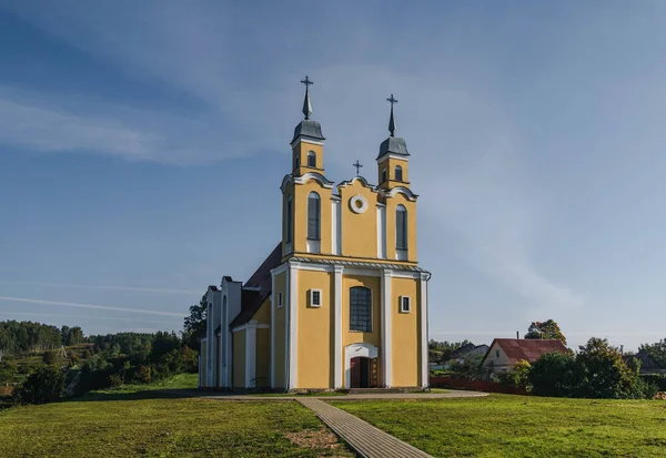 Church Transfiguration Lord Kreva Belarus — Zdjęcie stockowe