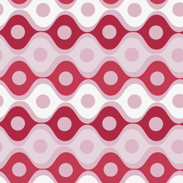 Nahtloses Muster Endlose Textur Illustration Auf Quadratischem Hintergrund Stilisierte Wellen — Stockvektor