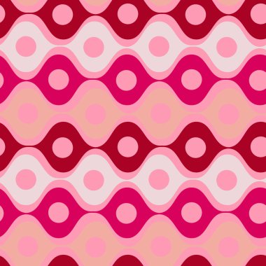 Kusursuz desen, sonsuz doku, kare arkaplandaki çizim, biçimlendirilmiş dalgalar ve aralarında daireler. Grafikler. Defterlerin, mobil uygulamaların, sitelerin kapaklarının dekorasyonu. Web siteleri için duvar kağıtları, tekstil, ambalaj, arkaplan