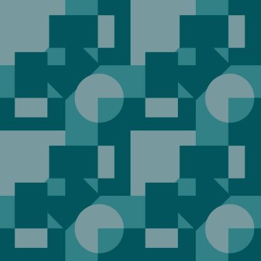 Kusursuz desen, sonsuz doku, kare arkaplan üzerinde illüstrasyon geometrik şekiller, soyut desenler, grafikler. Tasarım ögeleri - Not defterleri, mobil uygulamalar, siteler - Duvar kağıtları, tekstil, ambalaj, arkaplan dekorasyonu 