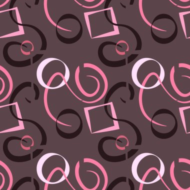 Kusursuz desen, sonsuz doku, kare arkaplandaki çizim, kareler, dalgalar ve daireler, grafikler. Tasarım ögeleri - Not defterleri, mobil uygulamalar, siteler - Duvar kağıtları, tekstil, ambalaj, siteler için arkaplan dekorasyonu 