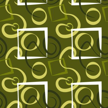 Kusursuz desen, sonsuz doku, kare arkaplandaki çizim, kareler, dalgalar ve daireler, grafikler. Tasarım ögeleri - Not defterleri, mobil uygulamalar, siteler - Duvar kağıtları, tekstil, ambalaj, siteler için arkaplan dekorasyonu 