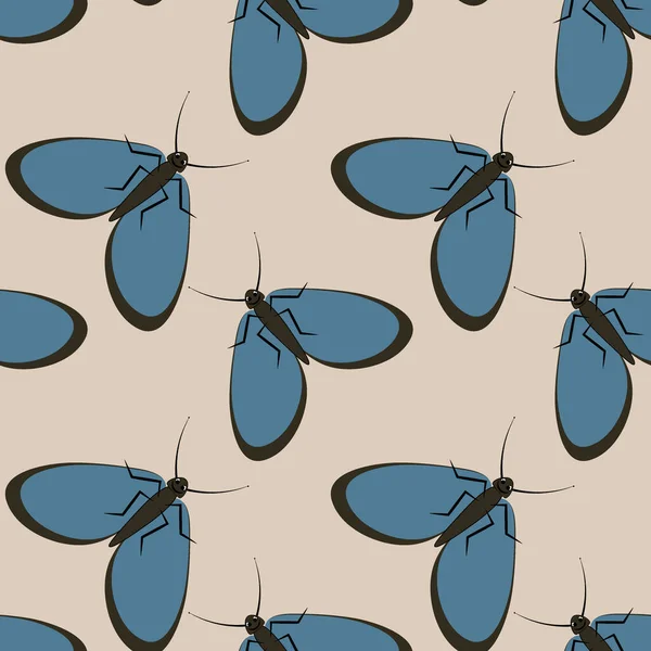 Kusursuz desen, sonsuz doku kare arkaplandaki illüstrasyon, stilize güveler, grafikler. Yaz, böcekler, dayanılmaz yaşam kolaylığı. Tasarım ögeleri - Not defterlerinin, mobil uygulamaların, sitelerin kapaklarının dekorasyonu - Duvar kağıtları, tekstil, pac