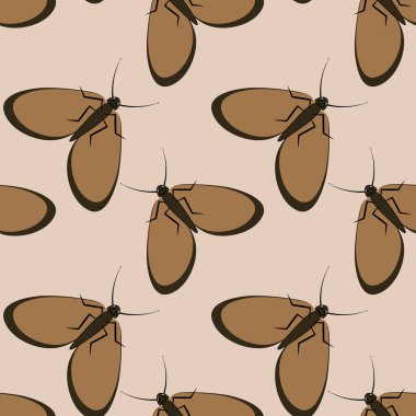 Kusursuz desen, sonsuz doku kare arkaplandaki illüstrasyon, stilize güveler, grafikler. Yaz, böcekler, dayanılmaz yaşam kolaylığı. Tasarım ögeleri - Not defterlerinin, mobil uygulamaların, sitelerin kapaklarının dekorasyonu - Duvar kağıtları, tekstil, pac