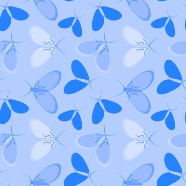 Kusursuz desen, stilize güveler, grafikler. Yaz, böcekler, dayanılmaz yaşam kolaylığı. Duvar kağıtları, tekstil, ambalaj