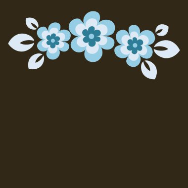 Kare arkaplanda bir resim - çiçekli bir yazı için stilize edilmiş bir kartpostal veya afiş - grafikler. Hediye, tebrikler. Tasarım ögeleri - Not defterlerinin, mobil uygulamaların, web sitelerinin kapaklarının dekorasyonu