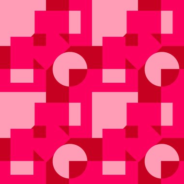 Kusursuz desen, sonsuz doku, kare arkaplan üzerinde illüstrasyon geometrik şekiller, soyut desenler, grafikler. Tasarım ögeleri - Not defterleri, mobil uygulamalar, siteler - Duvar kağıtları, tekstil, ambalaj, arkaplan dekorasyonu 