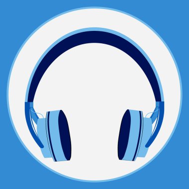 Kare arkaplan, kare, fayans, kulaklık. Kitapların, defterlerin, kartpostalların, iç malzemelerin tasarımı için tasarım öğesi. müzik, podcast, ses, dinle