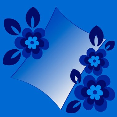 Kare arkaplanda bir resim - çiçekli bir yazı için stilize edilmiş bir kartpostal veya afiş - grafikler. Hediye, tebrikler. Tasarım ögeleri - Not defterlerinin, mobil uygulamaların, web sitelerinin kapaklarının dekorasyonu