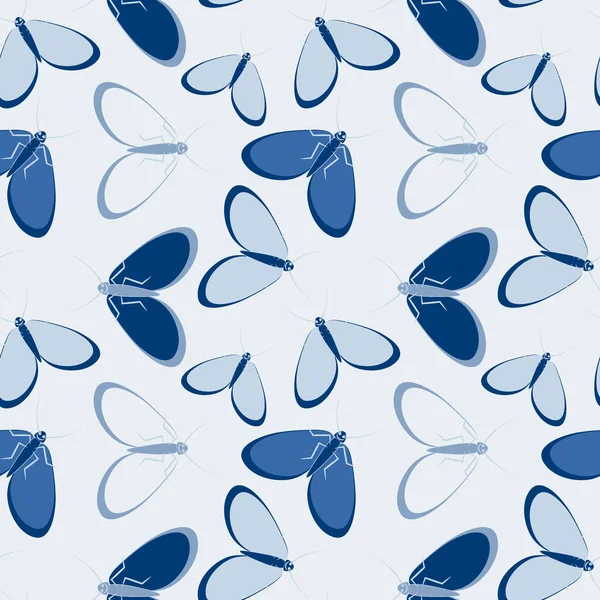 Kusursuz desen, sonsuz doku kare arkaplandaki illüstrasyon, stilize güveler, grafikler. Yaz, böcekler, dayanılmaz yaşam kolaylığı. Tasarım ögeleri - Not defterlerinin, mobil uygulamaların, sitelerin kapaklarının dekorasyonu - Duvar kağıtları, tekstil, pac