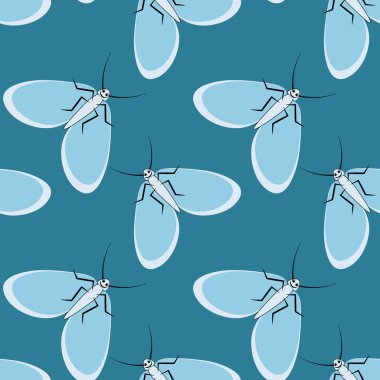 Kusursuz desen, sonsuz doku kare arkaplandaki illüstrasyon, stilize güveler, grafikler. Yaz, böcekler, dayanılmaz yaşam kolaylığı. Tasarım ögeleri - Not defterlerinin, mobil uygulamaların, sitelerin kapaklarının dekorasyonu - Duvar kağıtları, tekstil, pac