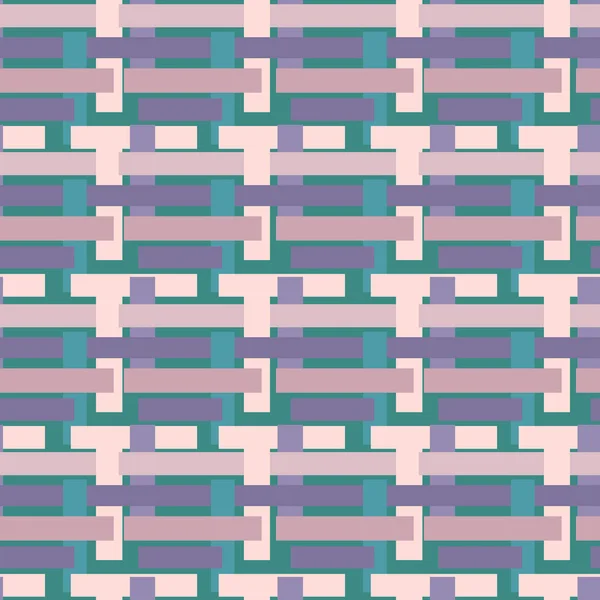 Nahtloses Muster Endlose Textur Illustration Auf Quadratischem Hintergrund Stilisiertes Gitter — Stockvektor