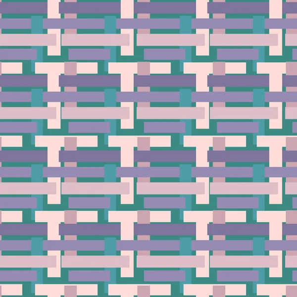 Nahtloses Muster Endlose Textur Illustration Auf Quadratischem Hintergrund Stilisiertes Gitter — Stockvektor
