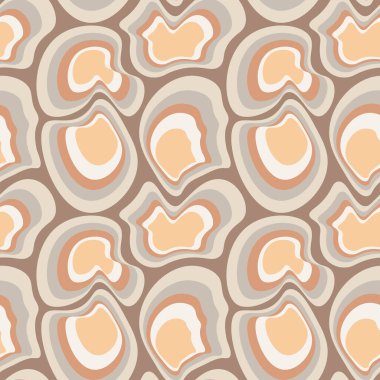 Kare arkaplandaki çizimsiz desen - asimetrik fantezi noktaları - moleküller, taşlar veya hayvan soyutlamasının kabuğu. Tasarım elemanı. Duvar kağıtları, tekstil, ambalaj, bir web sitesi için arka plan, mobil uygulama veya blog.