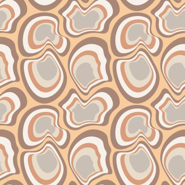 Kusursuz desen - asimetrik fantezi noktaları - hayvan soyutlamasının molekülleri, taşları veya kabuğu