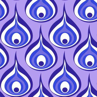 Kare arkaplanda pürüzsüz bir desen. Tavus kuşu tüyü ya da soğan. Tasarım ögesi, sürreal