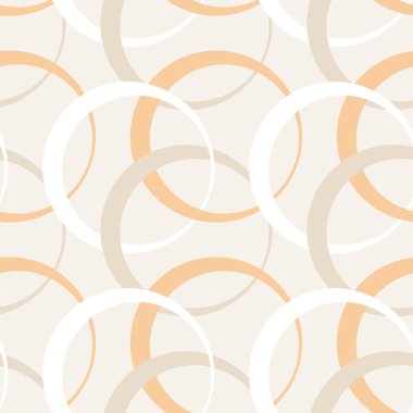 Kare arkaplandaki resimsiz desen - halkalar renklidir. Tasarım elemanı. Duvar kağıtları, tekstil, ambalaj, bir web sitesi için arka plan, mobil uygulama veya blog. Soyutlama. Geometri, minimalizm