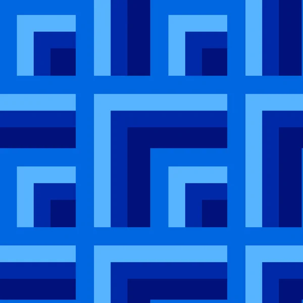 Abbildung Nahtloses Muster Auf Quadratischem Hintergrund Handarbeit Patchwork Oder Patchwork — Stockvektor
