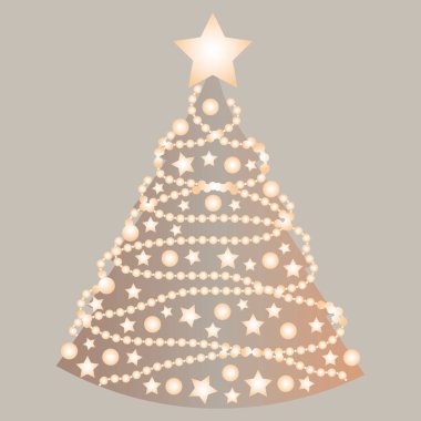 Kare arkaplandaki resim - Noel ya da Noel ağacı süslemeleri. Şekillendirme, minimalizm. Kitapların, defterlerin, kartpostalların, iç malzemelerin dizayn unsurları. Tatil, sihir, peri masalı, gerçeküstü