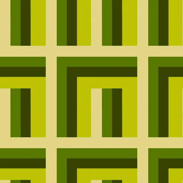 Illustration Seamless Pattern Square Background Needlework Patchwork Patchwork Design Element — 图库矢量图片