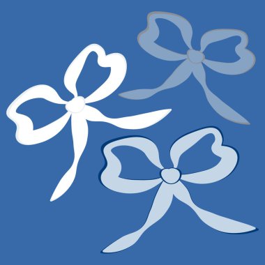 Kare arkaplandaki resim - monokromatik fiyonklar. Kitapların, defterlerin, kartpostalların, iç malzemelerin dizayn unsurları. Dekorasyonlar, kurdeleler