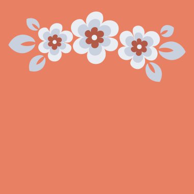 Kare arkaplanda bir resim - çiçekli bir yazı için stilize edilmiş bir kartpostal veya afiş - grafikler. Hediye, tebrikler. Tasarım ögeleri - Not defterlerinin, mobil uygulamaların, web sitelerinin kapaklarının dekorasyonu