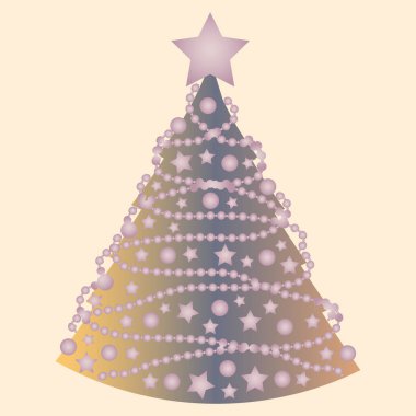 Kare arkaplandaki resim - Noel ya da Noel ağacı süslemeleri. Şekillendirme, minimalizm. Kitapların, defterlerin, kartpostalların, iç malzemelerin dizayn unsurları. Tatil, sihir, peri masalı, gerçeküstü