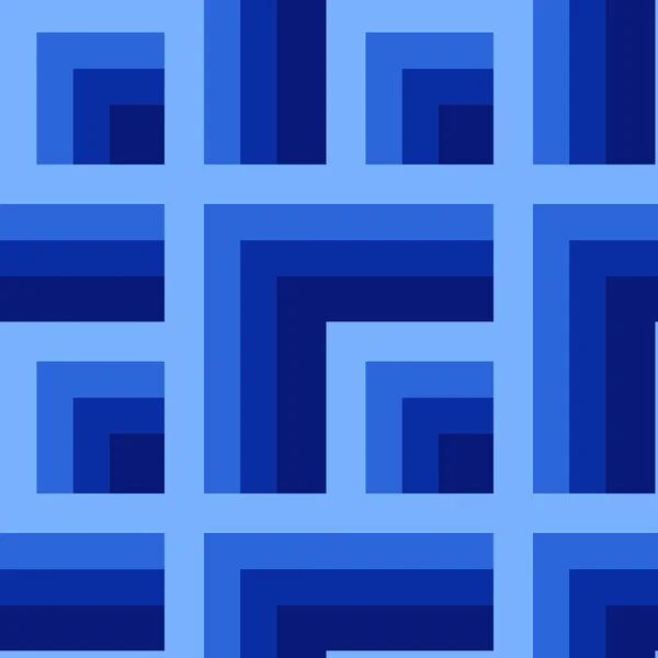 Illustration Seamless Pattern Square Background Needlework Patchwork Patchwork Design Element — Stock Vector