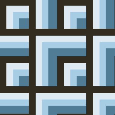 Kare arkaplandaki kusursuz çizim - dikiş - yama ya da yama işi. Kitapların, defterlerin, kartpostalların, iç malzemelerin tasarımı için tasarım öğesi. Duvar kağıtları, tekstil, ambalaj, bir web sitesi için arka plan, mobil uygulama veya