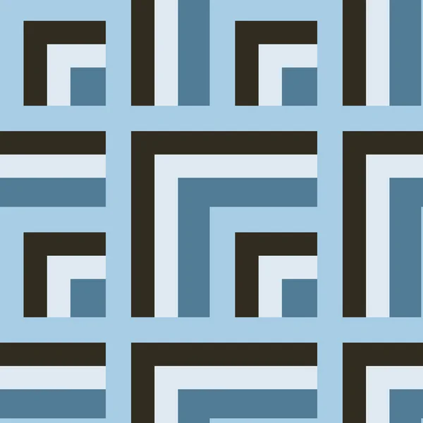 Ilustracja Płynny Wzór Kwadratowym Tle Hafty Mozaika Lub Mozaika Element — Wektor stockowy