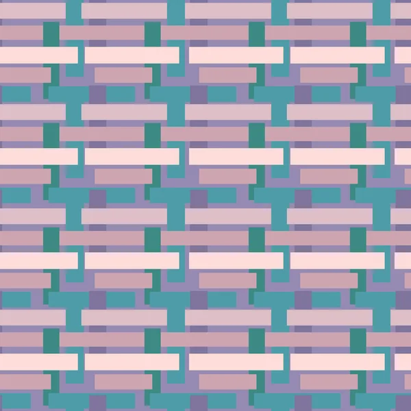 Bezešvé Vzory Nekonečná Textura Ilustrace Čtvercovém Pozadí Stylizovaná Mříž Tkaní — Stockový vektor