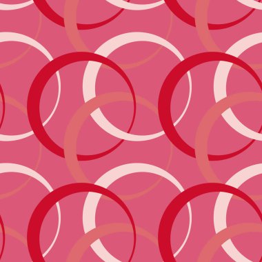Kare arkaplandaki resimsiz desen - halkalar renklidir. Tasarım elemanı. Duvar kağıtları, tekstil, ambalaj, bir web sitesi için arka plan, mobil uygulama veya blog. Soyutlama. Geometri, minimalizm