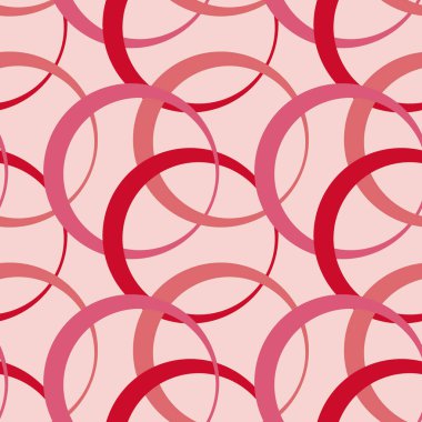 Kare arkaplandaki resimsiz desen - halkalar renklidir. Tasarım elemanı. Duvar kağıtları, tekstil, ambalaj, bir web sitesi için arka plan, mobil uygulama veya blog. Soyutlama. Geometri, minimalizm