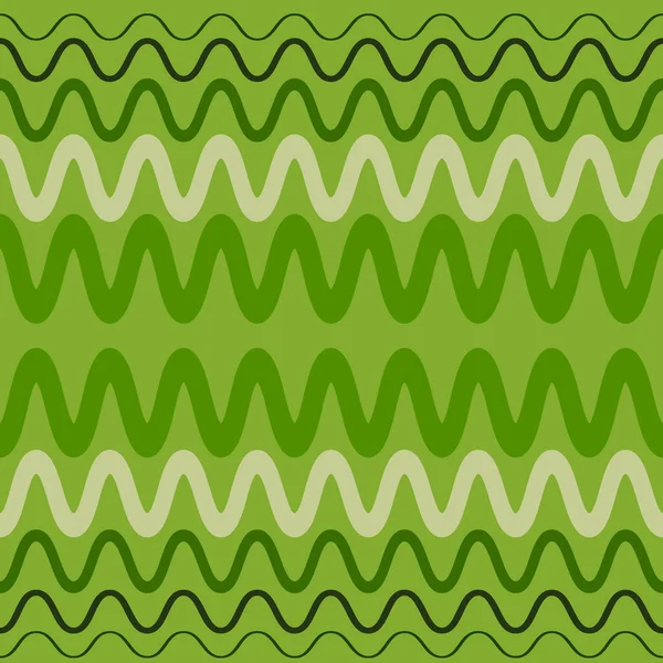 Abbildung Nahtloses Muster Auf Quadratischem Hintergrund Wellen Und Zickzack Gestaltungselement — Stockvektor